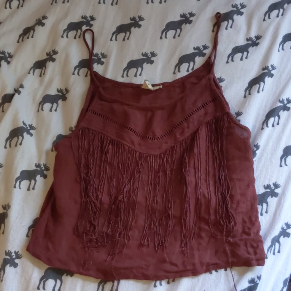 Fringe tank top